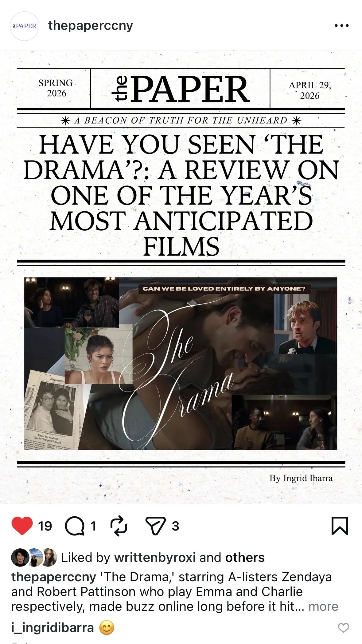 The Paper’s Instagram