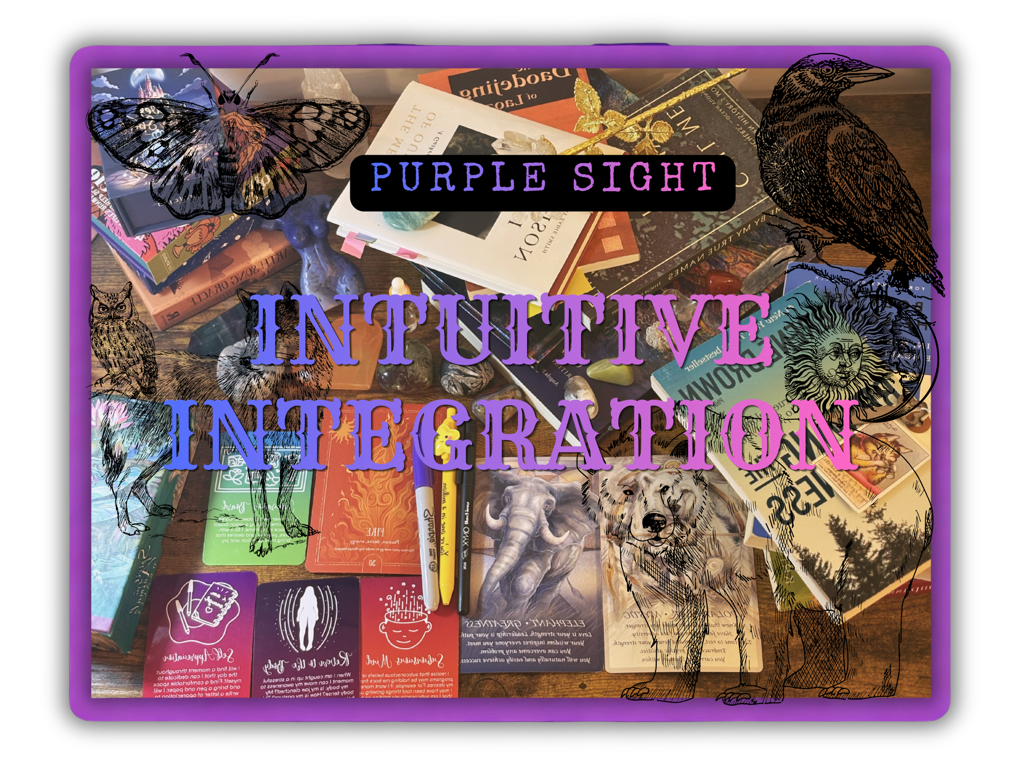 🌌 Purple Sight: Intuitive Integration Session (Live Only)
