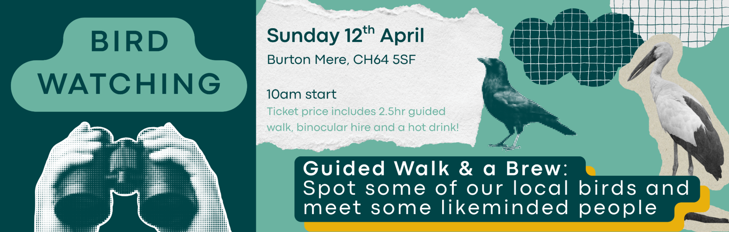 Bird Watching: A Guided Walk & A Brew