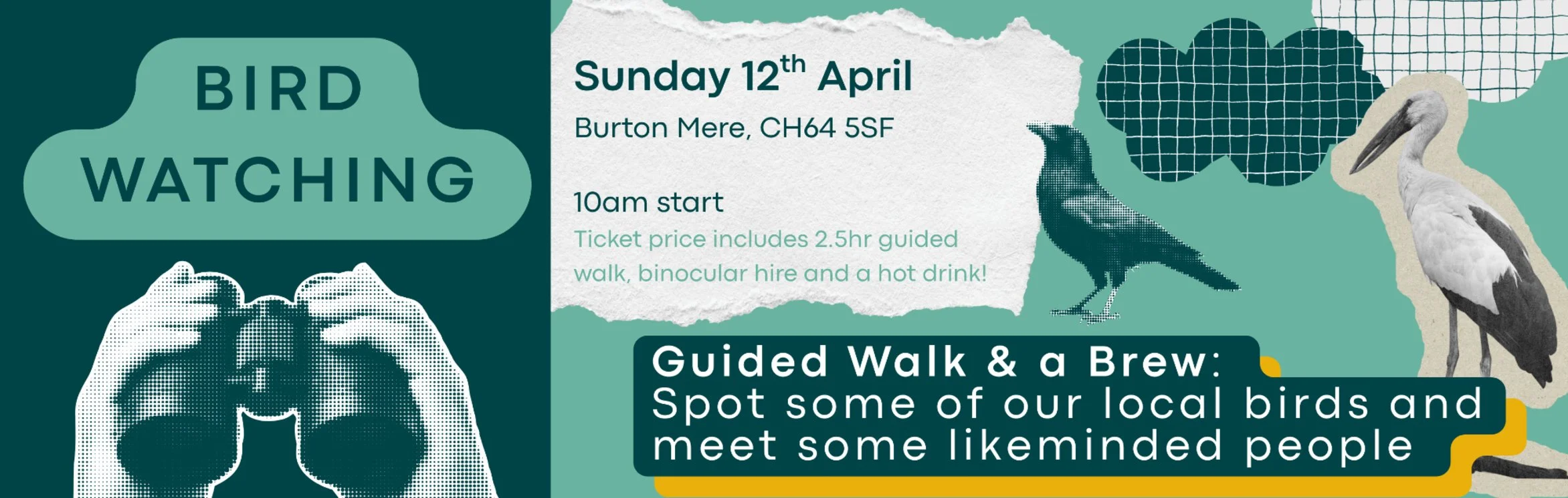 Bird Watching: A Guided Walk &amp; A Brew
