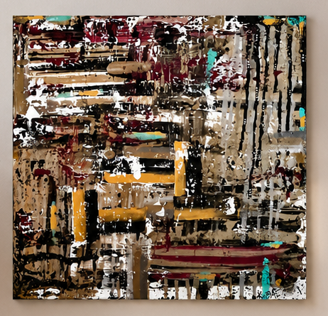 abstract art acrylic original canvas