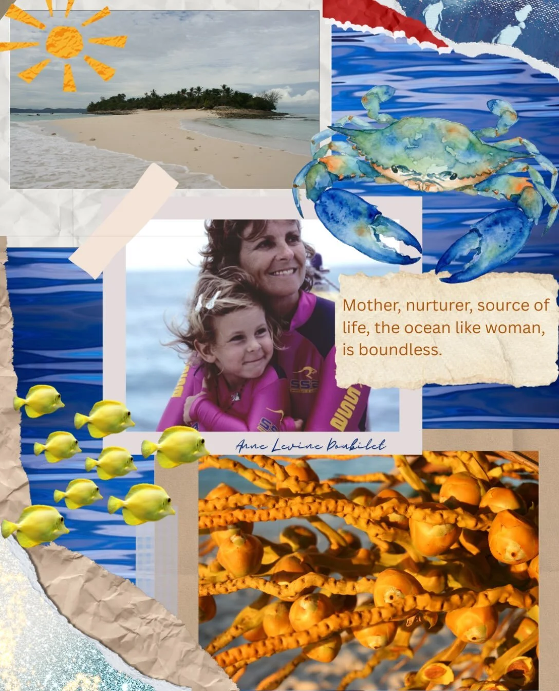 Mothers and children, creatures and plants, all life needs to feed or be fed. Mother Ocean nourishes all with her breath. No blue no green. Read my book GEO GRAPHIC available on Amazon link 🔗 in bio.

#geographic 
#motherhood 
#ocean 
#explore 
#wom