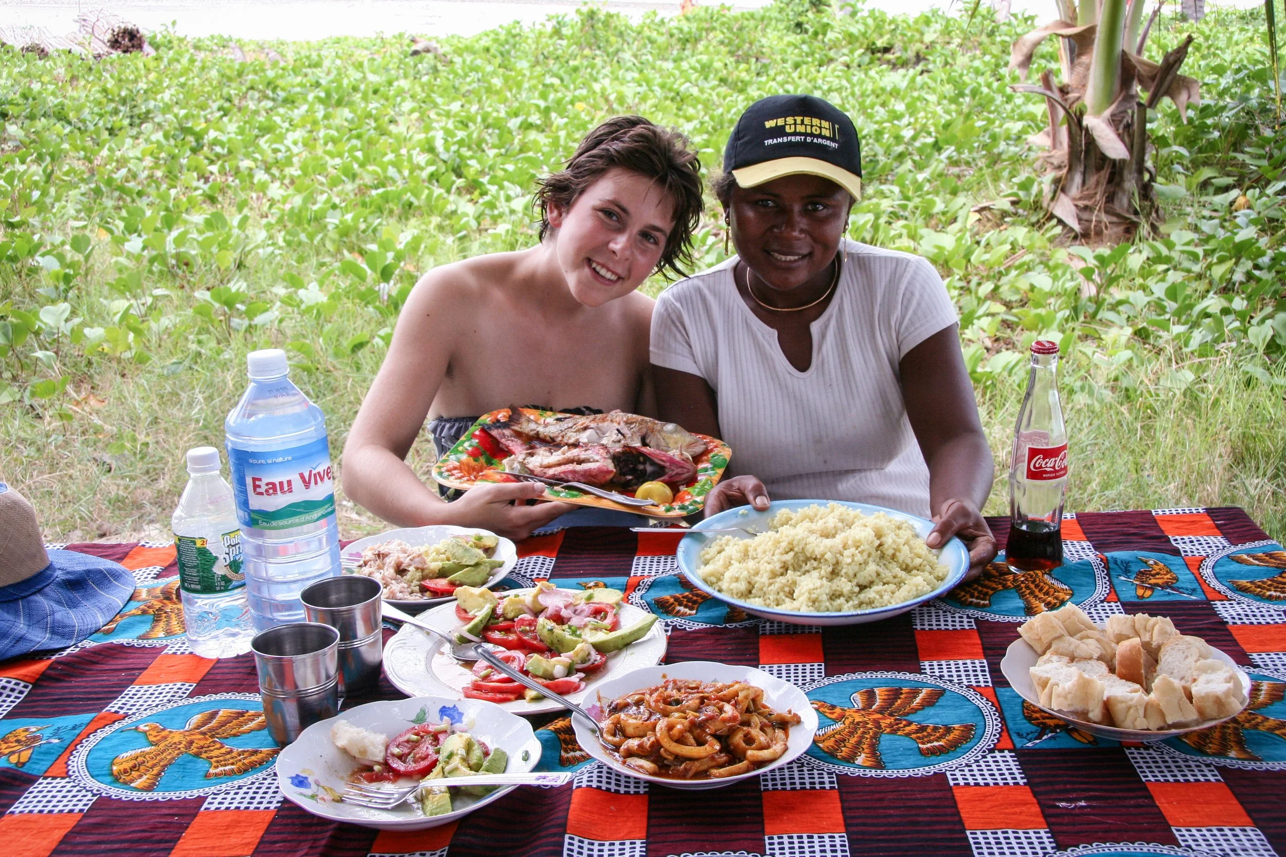 MADAGASCAR beach meal with Emily prepared by our Chef Judine