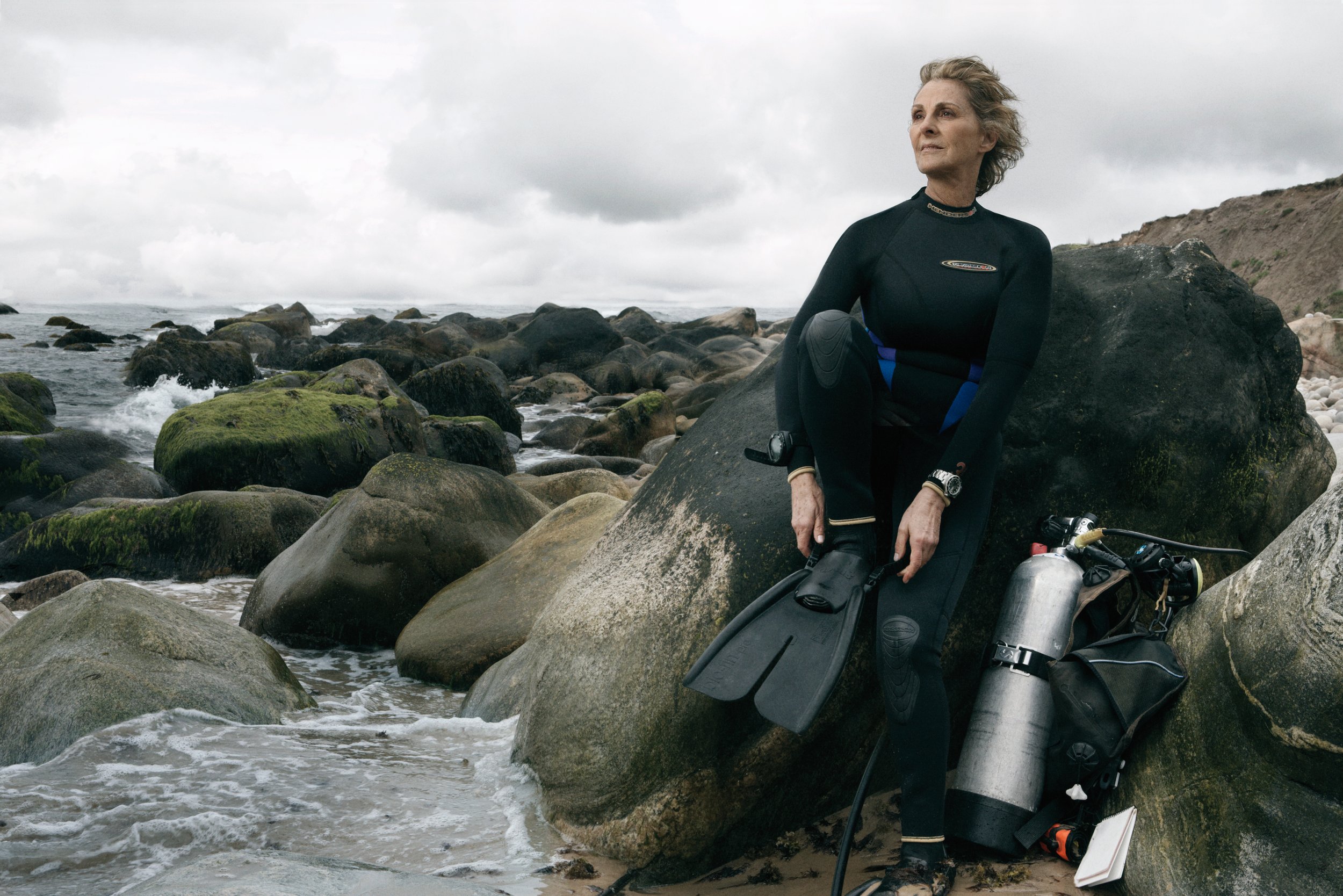 VOGUE MAGAZINE the portrait shot on location in Montauk at the eastern end of Long Island 