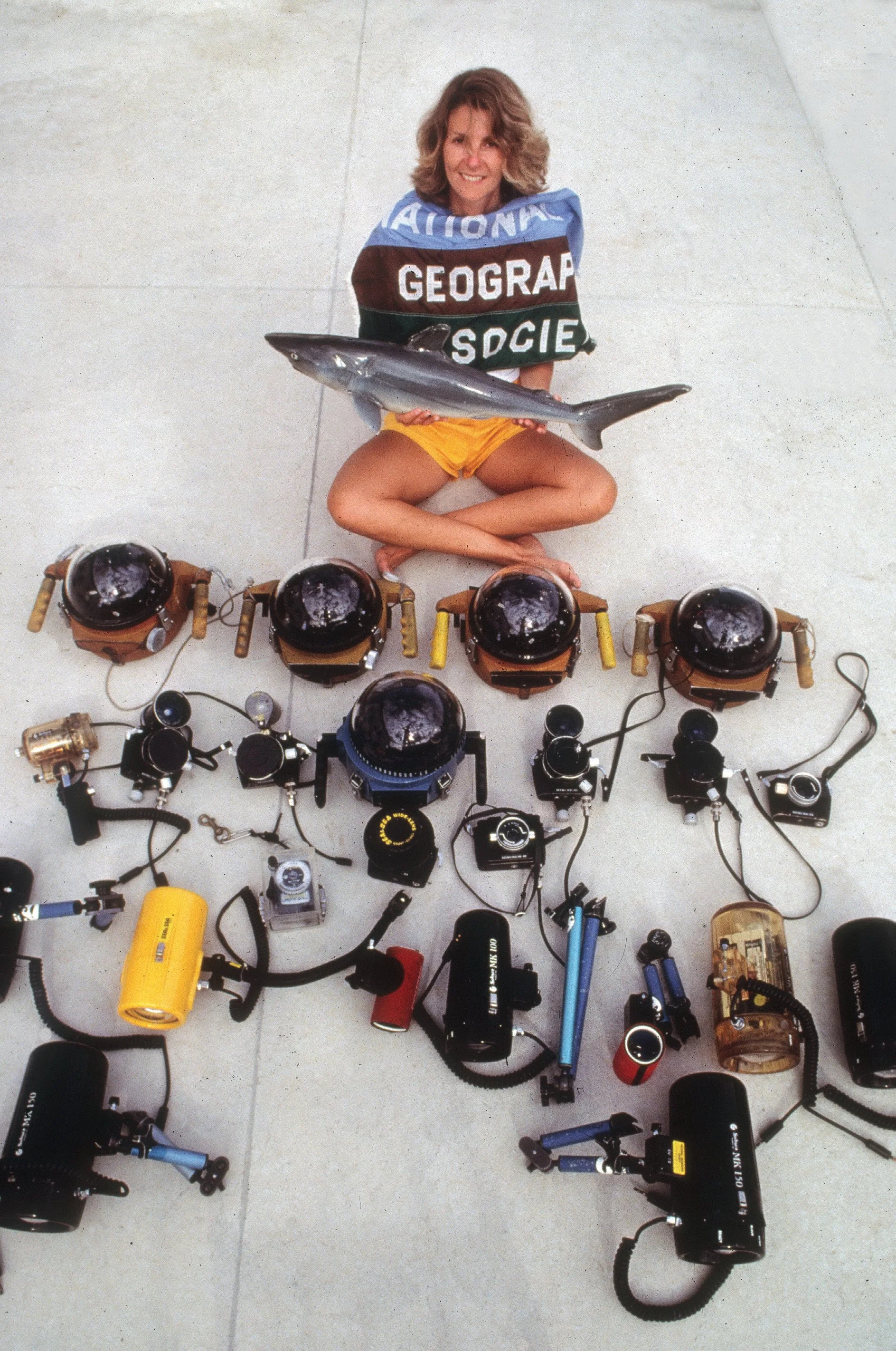 RED SEA Anne with multiple cameras on NatGeo expedition