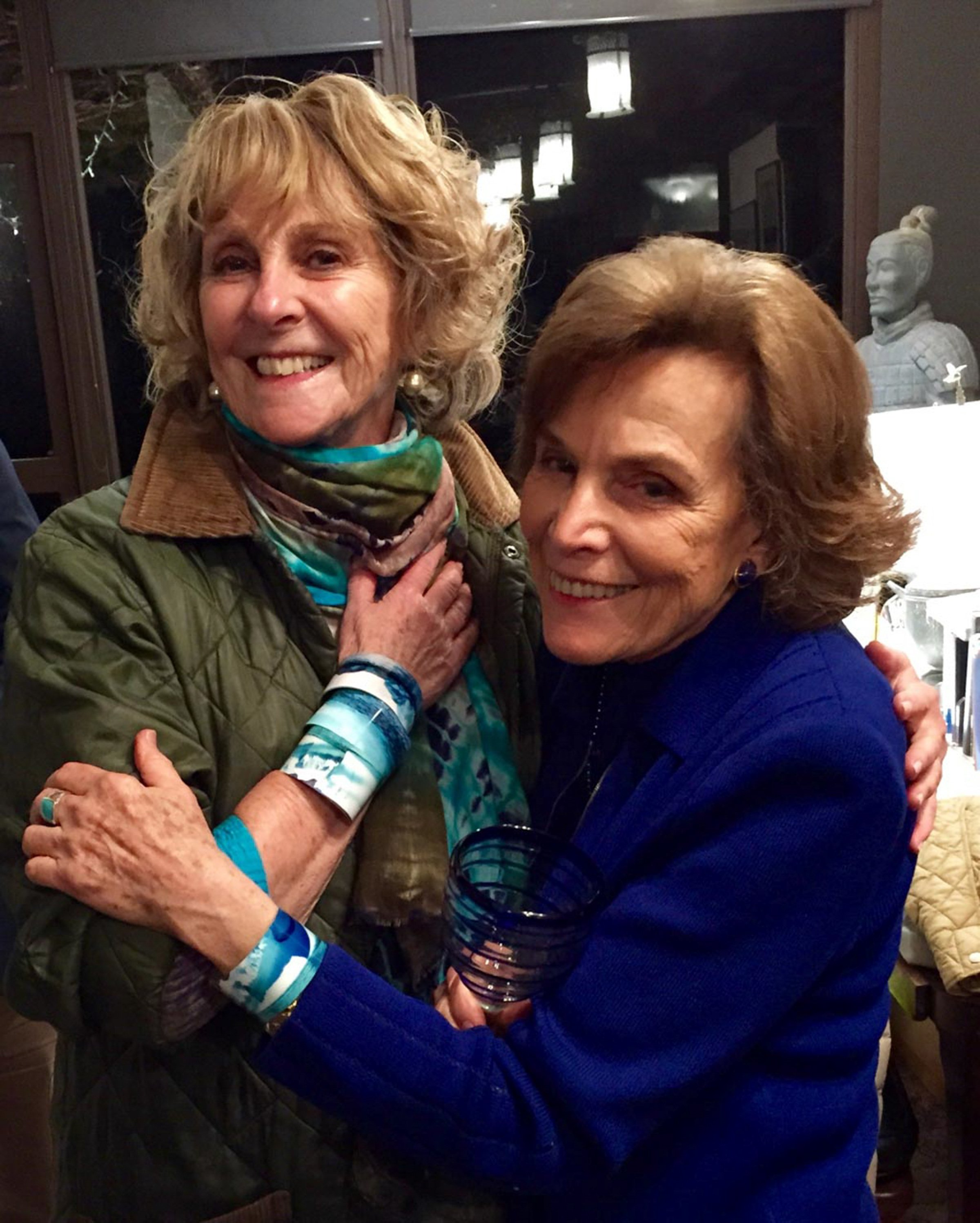 CALIFORNIA Anne and Sylvia Earle wearing HOPE CUFFS to support clean oceans  