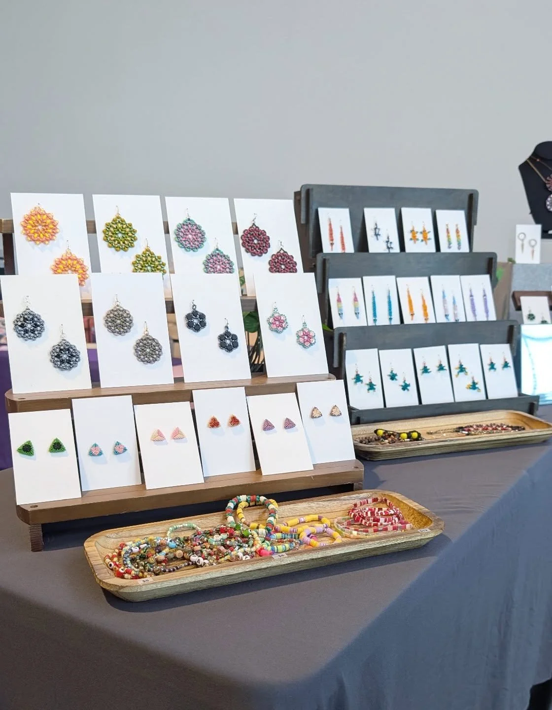 First market of the year and surprise rebrand!  Hello from Darling Adorned Beadwork!  Excited to show off the new name and exciting new works!