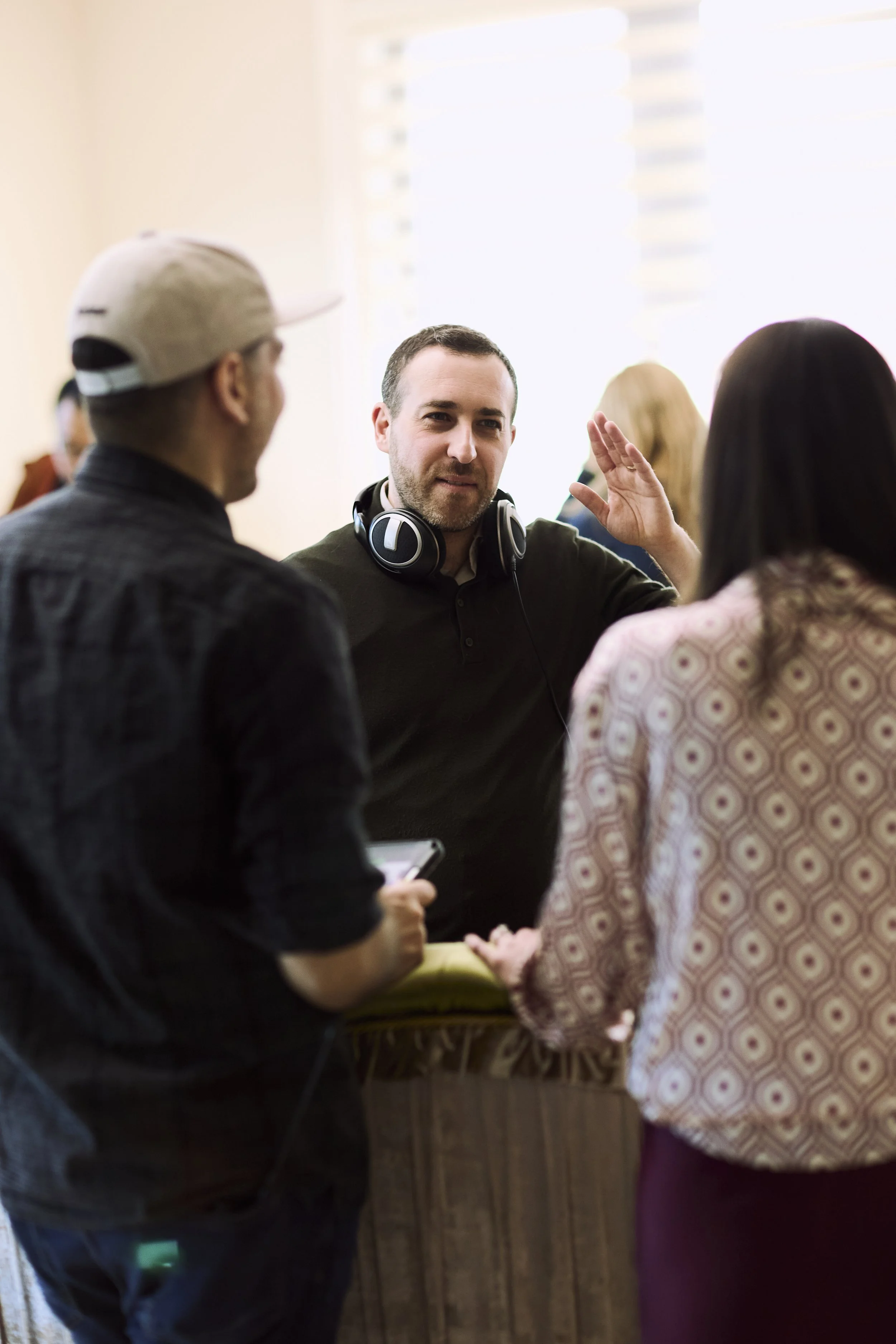 Dom Cutrupi directing actors in Los Angeles