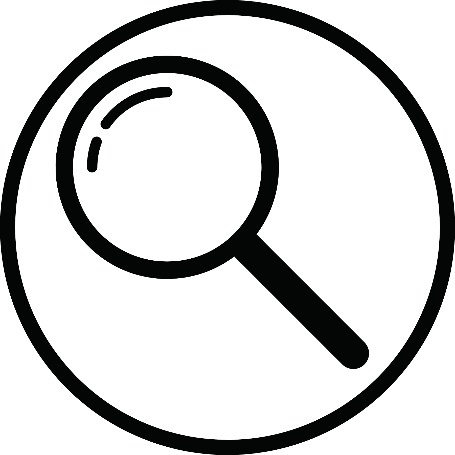 Magnifying glass icon
