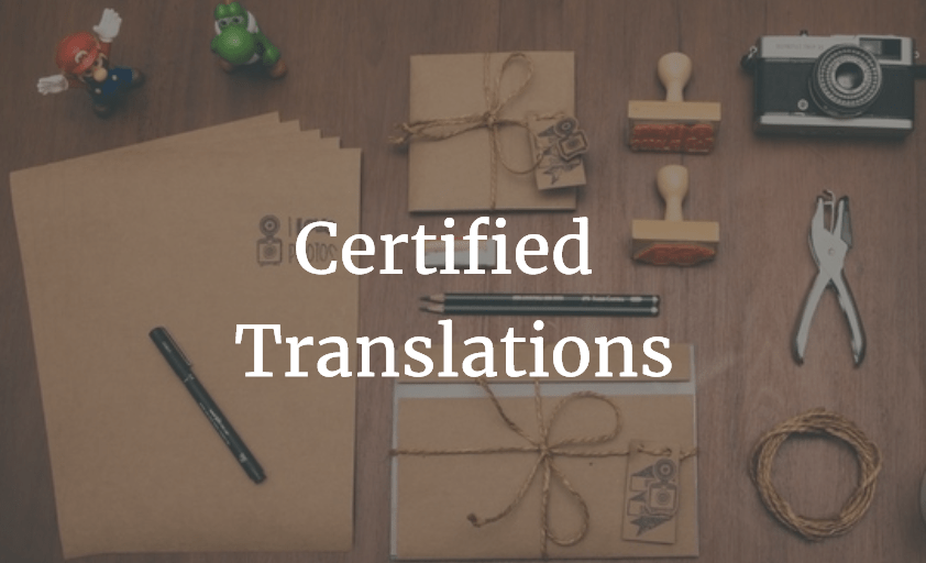 Certified Translations
