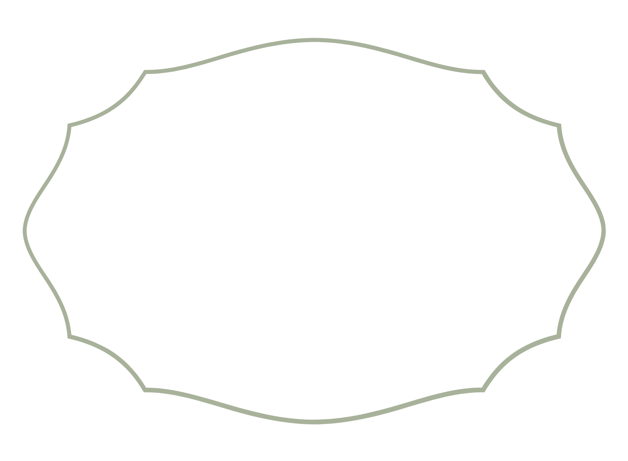 Blank decorative label with ornate border design, no text.