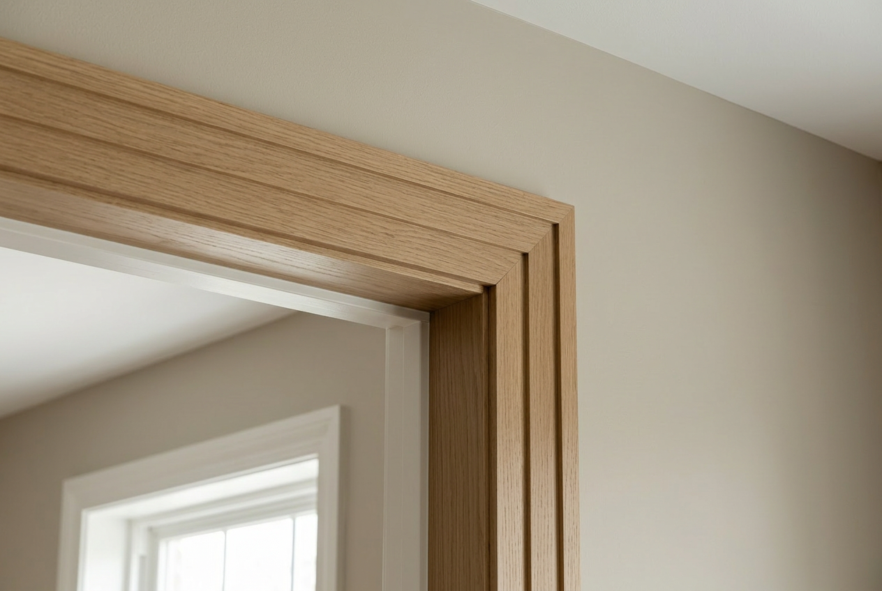 Baseboard repair matched to 1920s casing profiles, Historic Kenwood bungalow