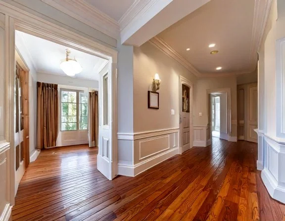 Whole-home trim package with matched crown and casing, Pinellas Park FL
