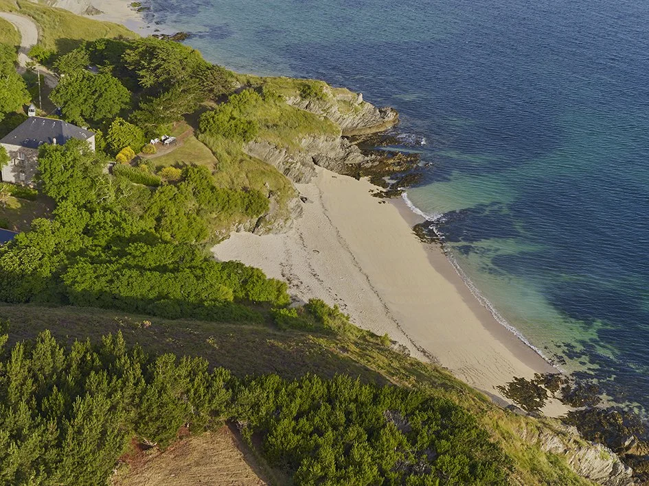 Belle-ile en Mer.
La plage de la Biche.