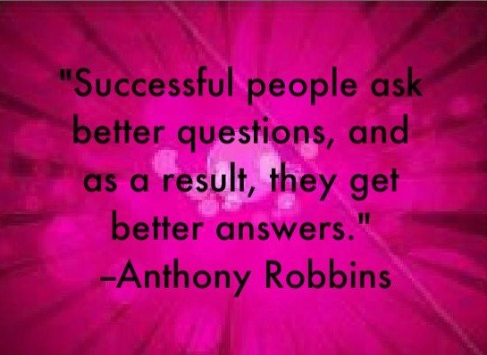 Ask Yourself Good Questions