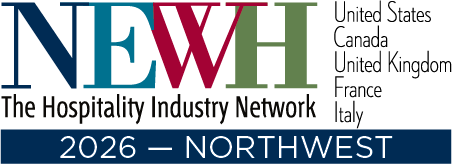 Logo of The Hospitality Industry Network (NHWH) for 2026 Northwest, featuring the acronym NHWH in colorful letters and the full name in smaller text.