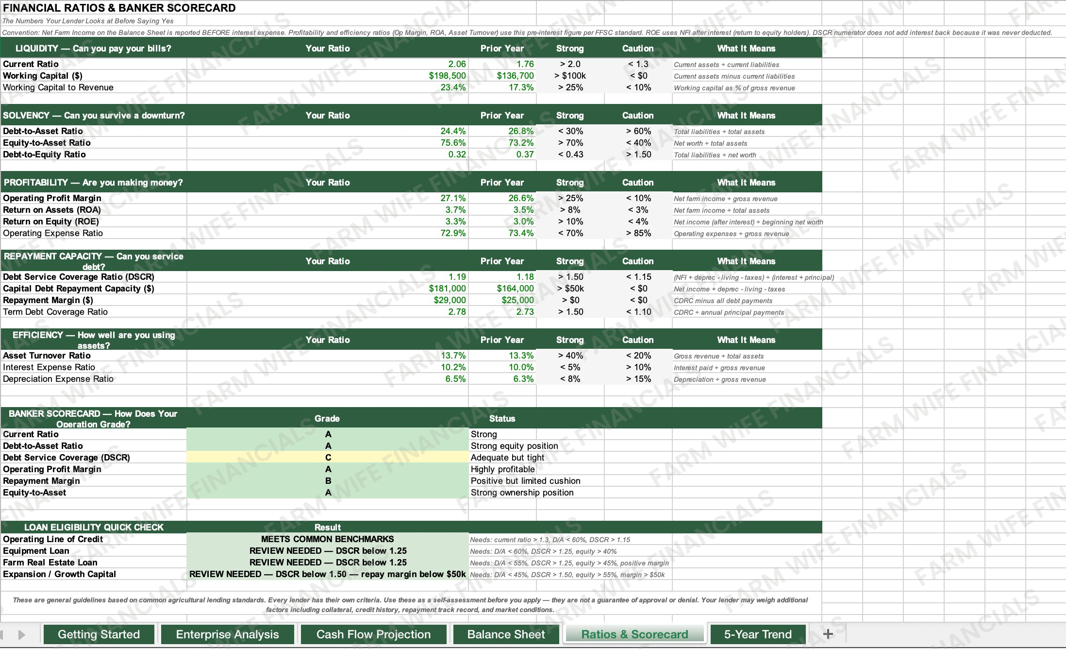 What a Farm Balance Sheet Actually Tells You (and How to Build One)