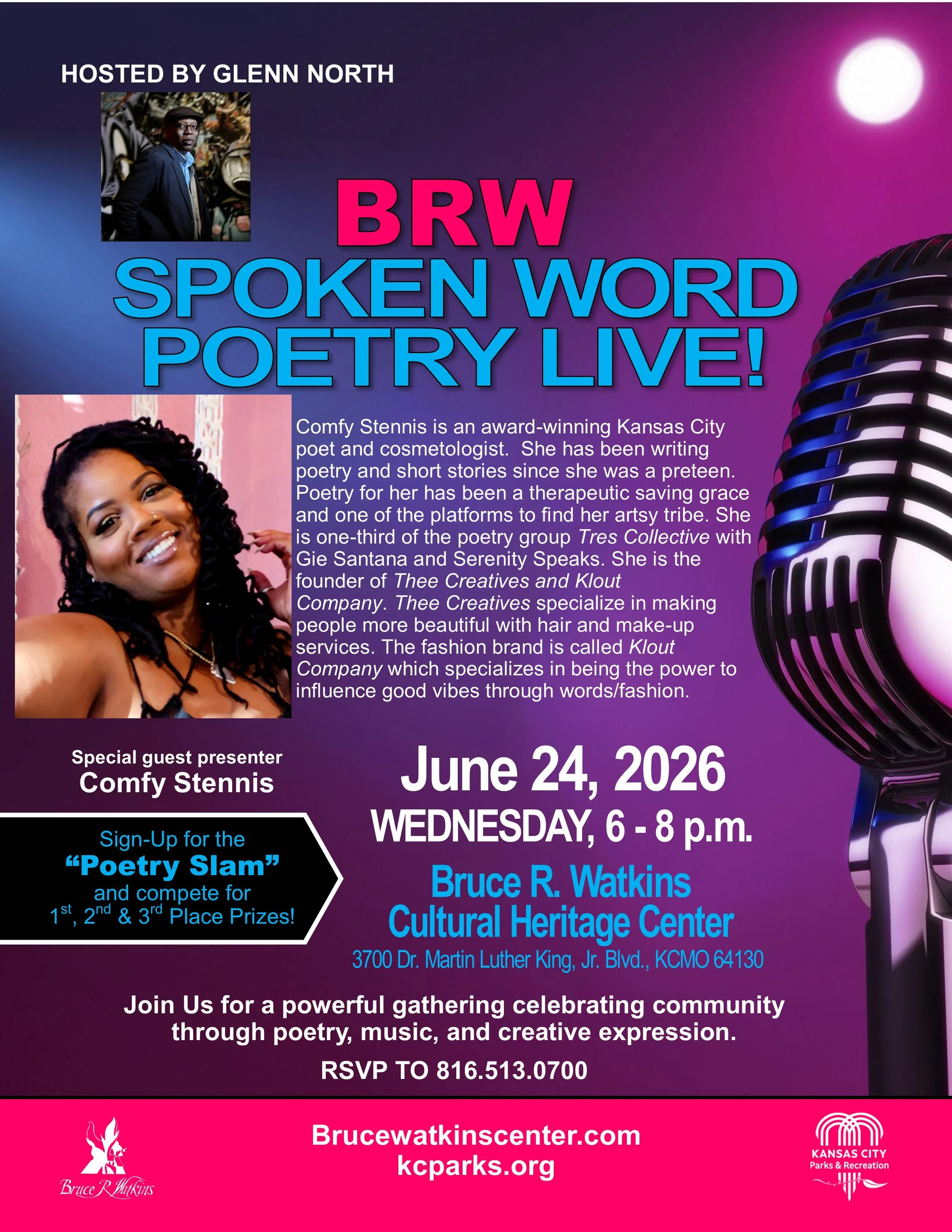 BRW Spoken Word Poetry Live! - Comfy Stennis
