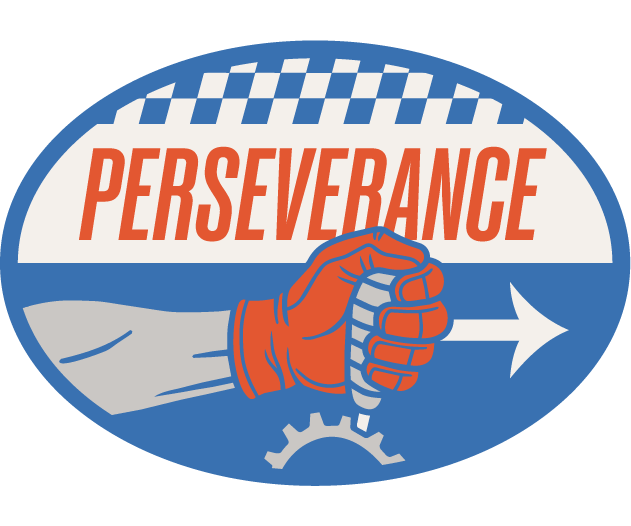 Perseverance badge.