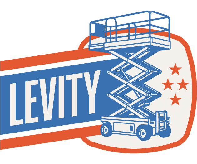 Levity badge.