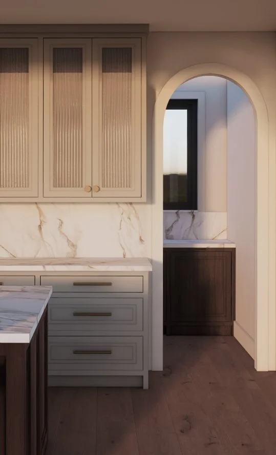Rendering from Cabinetry Drawing