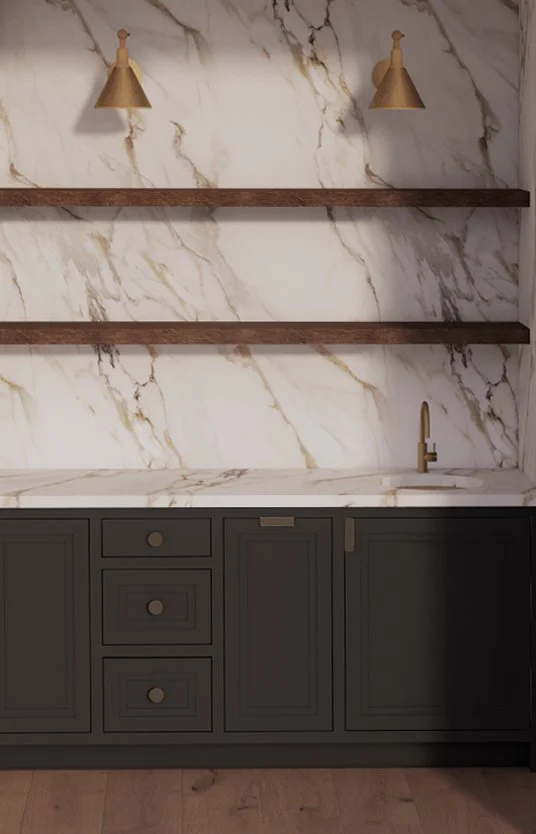 Rendering from Cabinetry Drawing