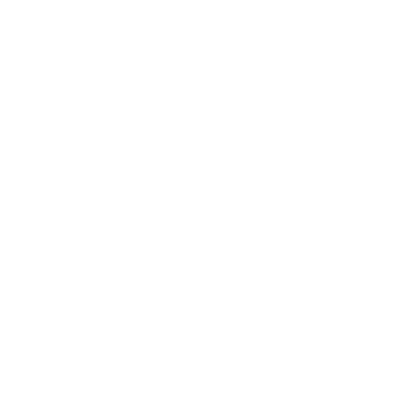 White outlined eye symbol on black background