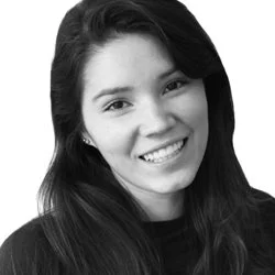Black and white photo of a Eileen Keough-Caracappa.