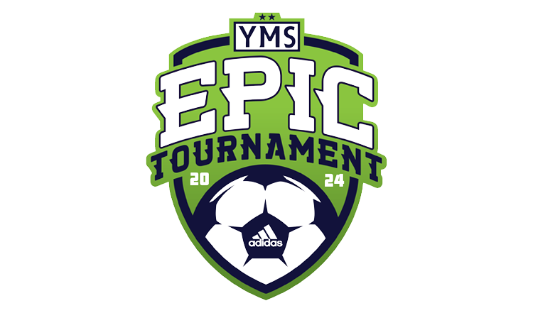 Logo for YMS Epic Soccer Tournament in Yardley, PA