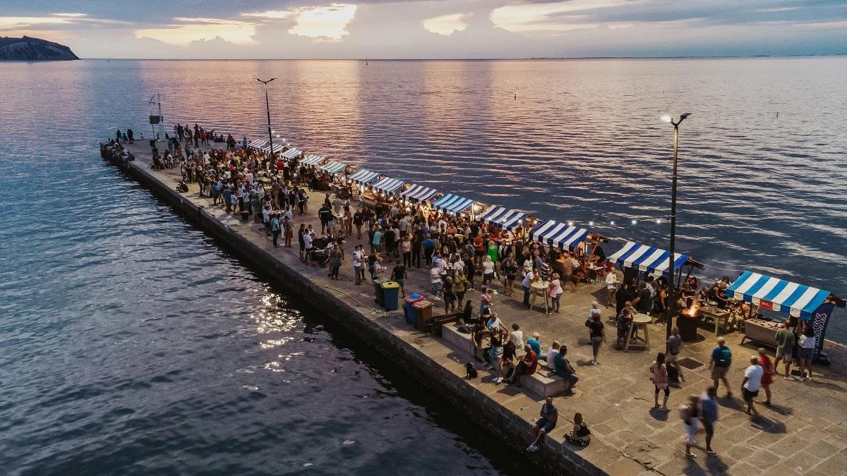 Pier of Tastes, Izola at the Water’s Edge