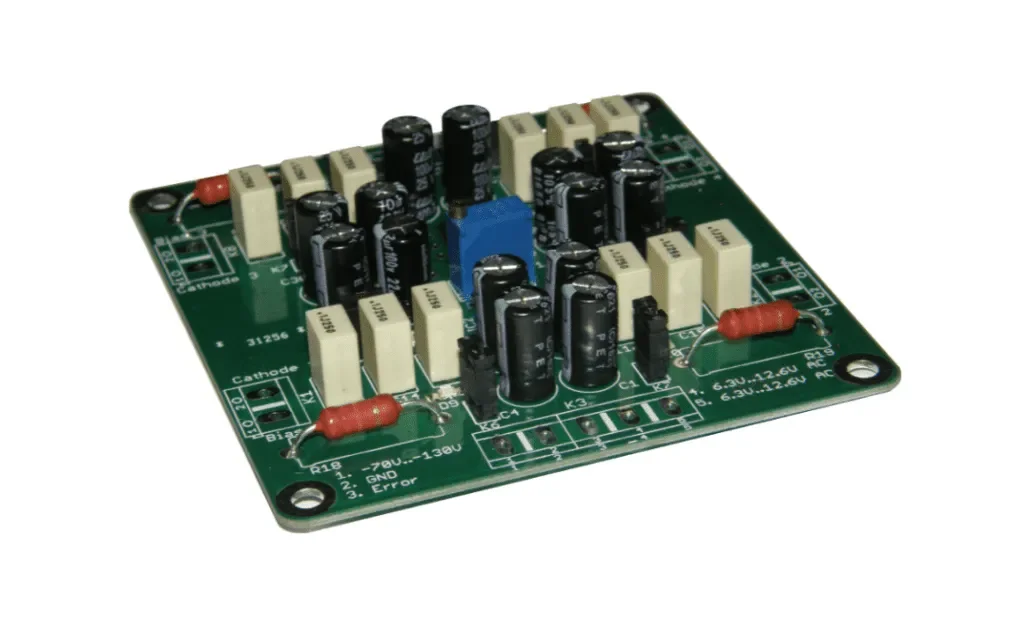 Module AB-4 for 4 tubes, PP & PPP amps, requires 6.3VAC & bias supply from the amps circuit, with TTL error signal output.