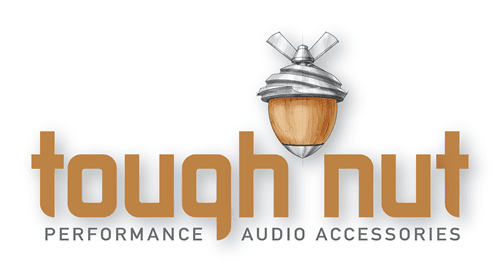 Tough Nut Performance Audio Accessories logo with a stylized nut and wings above the text.
