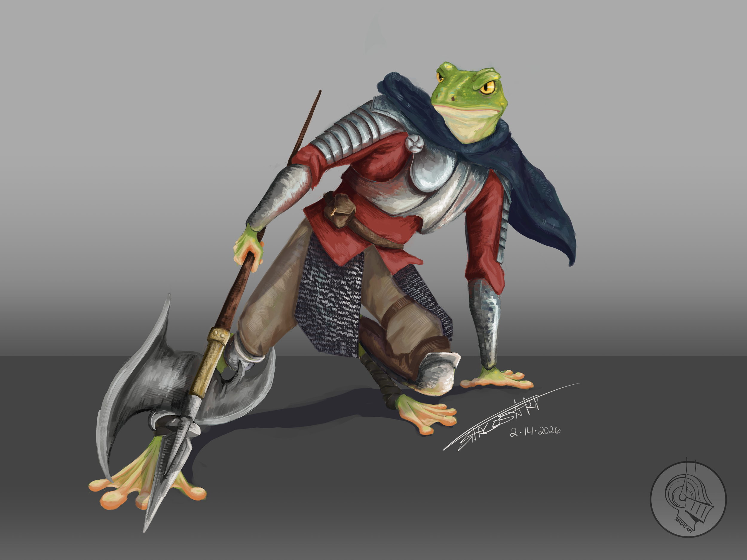 Frog Knight Design (2026)
Digital