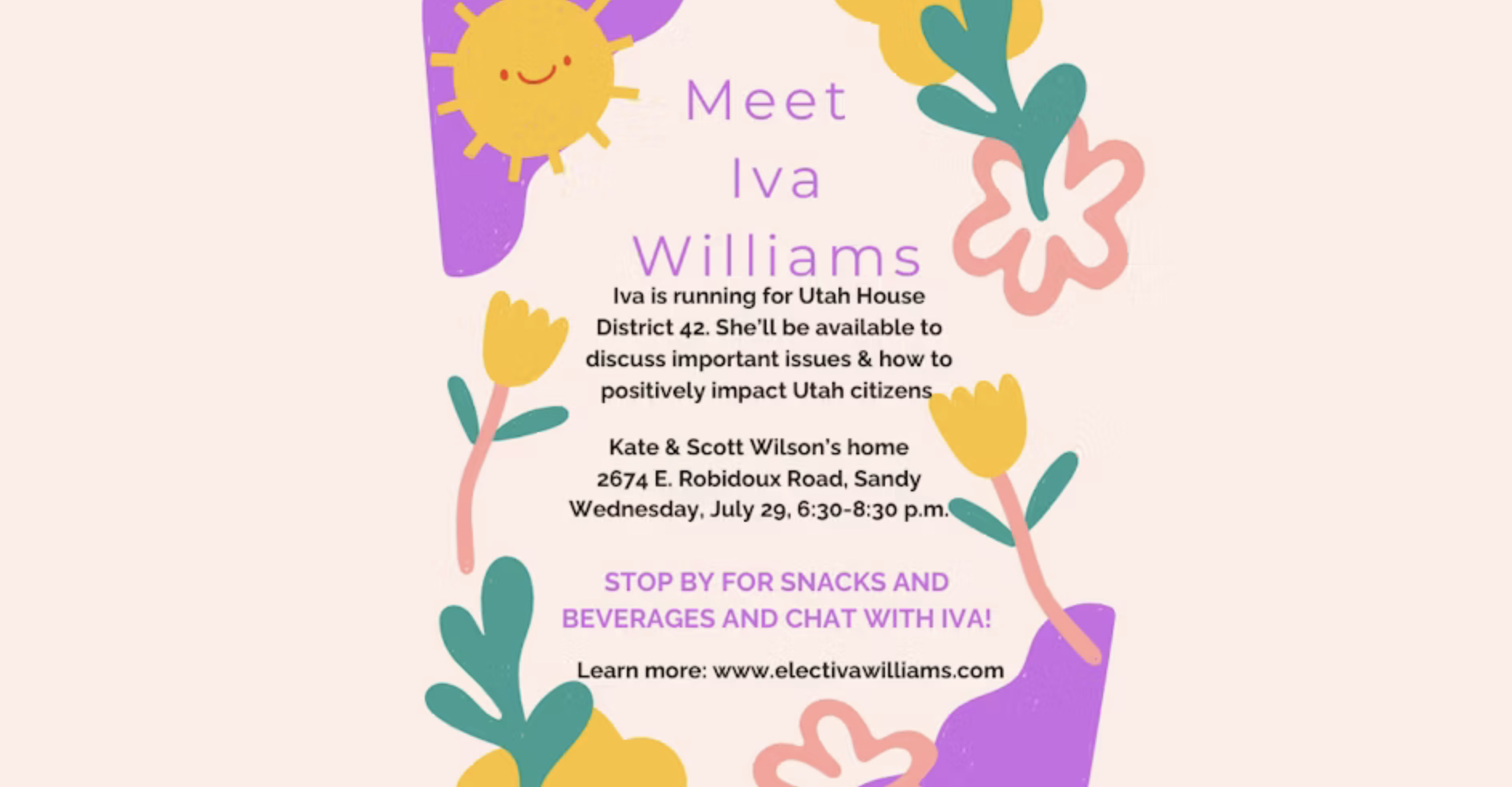 Cottage Meeting with Iva Williams
