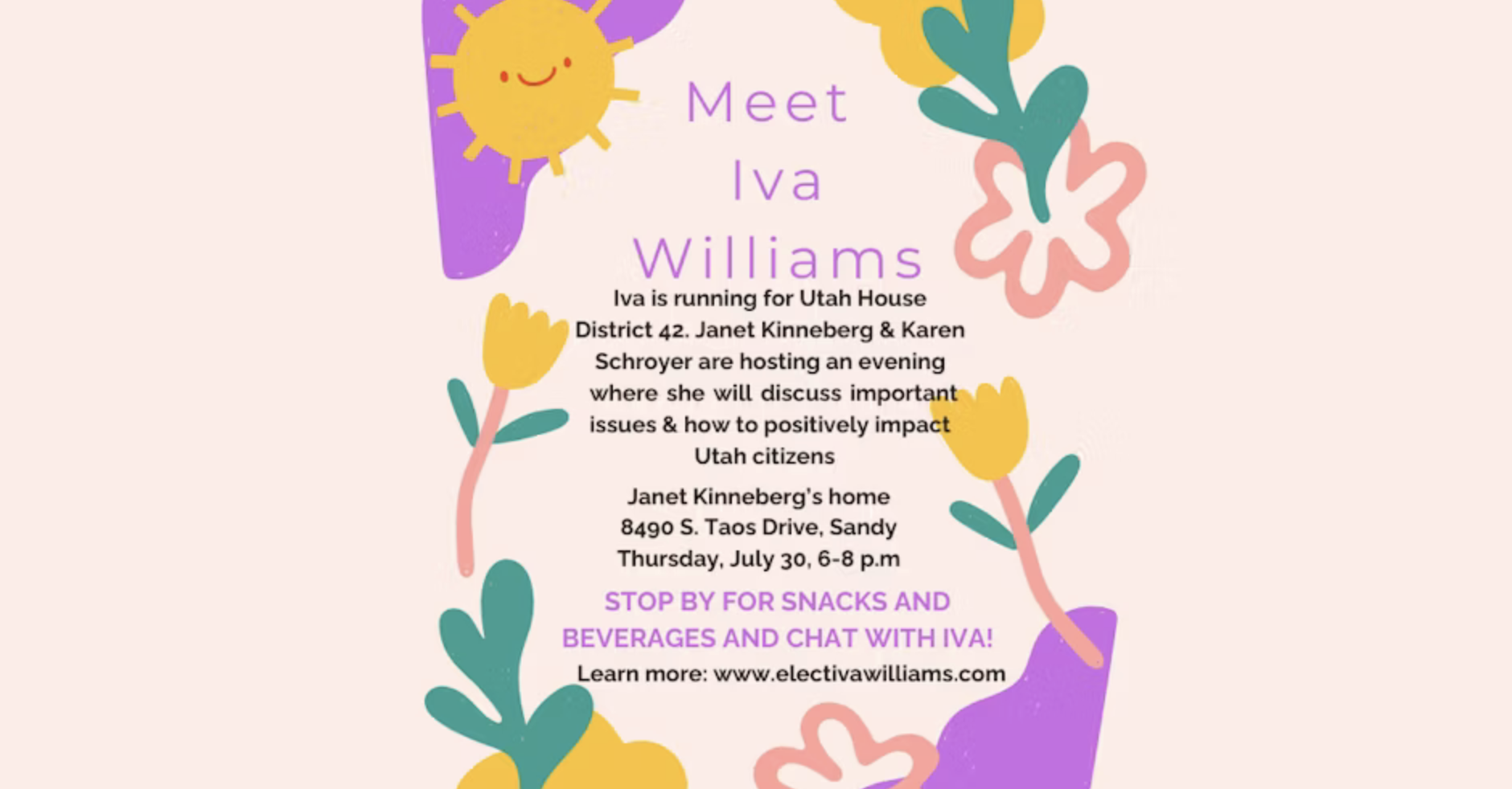 Cottage Meeting with Iva Williams