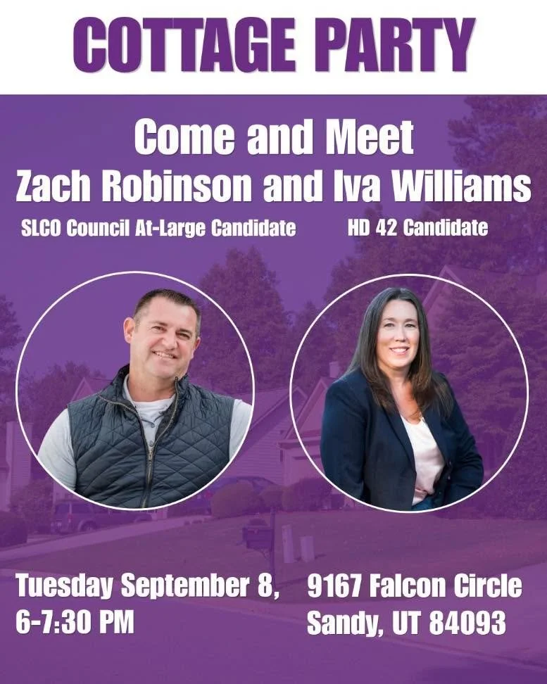 Cottage Party with Zac Robinson, Tuesday September 8th from 6:30p-8:30p!

We can&rsquo;t wait to see you there! 

#utah #communityovercompetition #togetherwethrive