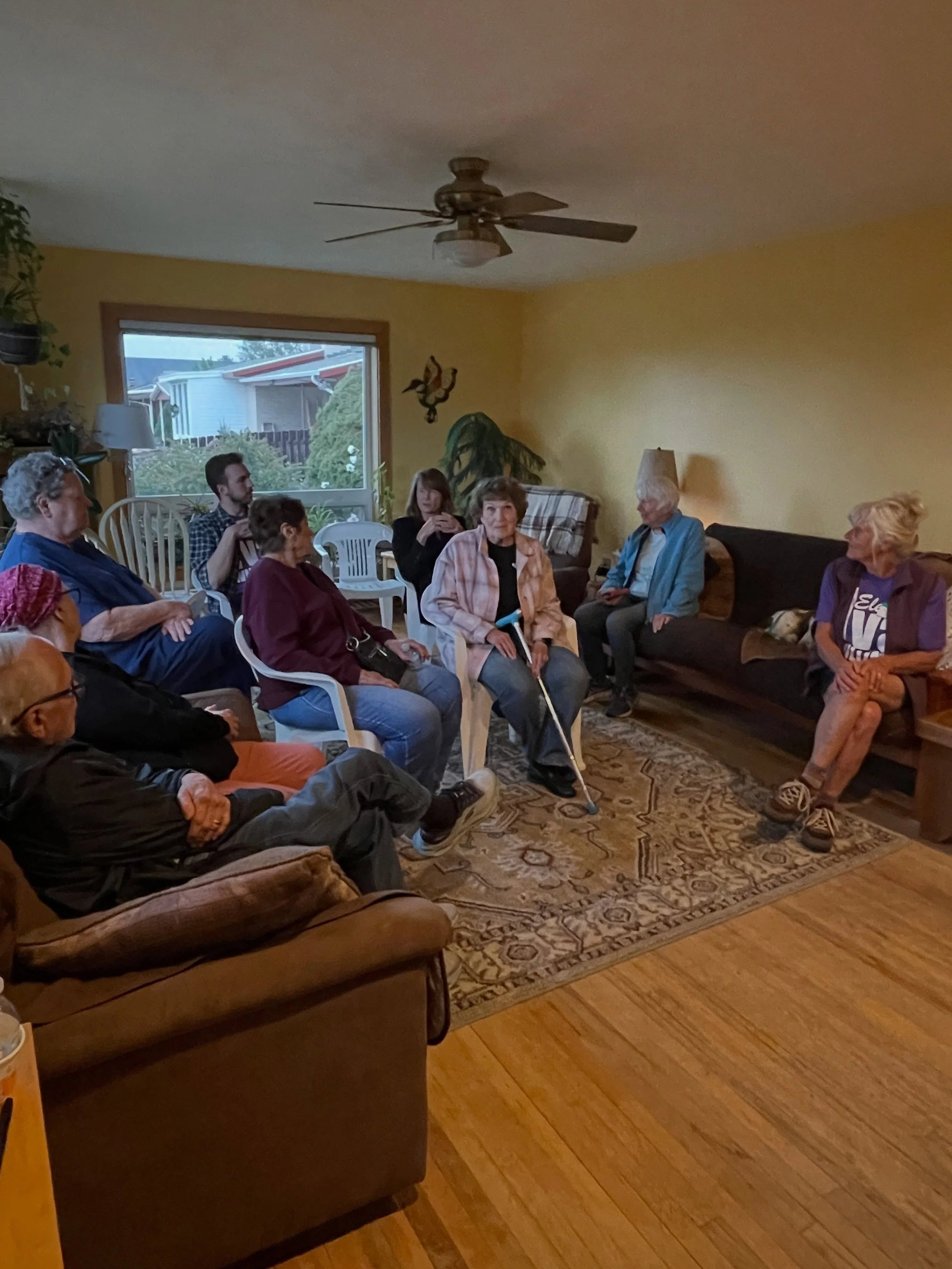 Thank You Teri for a wonderful night! 
I appreciate everyone who came out to talk about how electing new representation into HD42 will better our community.
Thank you Senator Riebe for coming out to support and giving your valuable perspectives! 

To