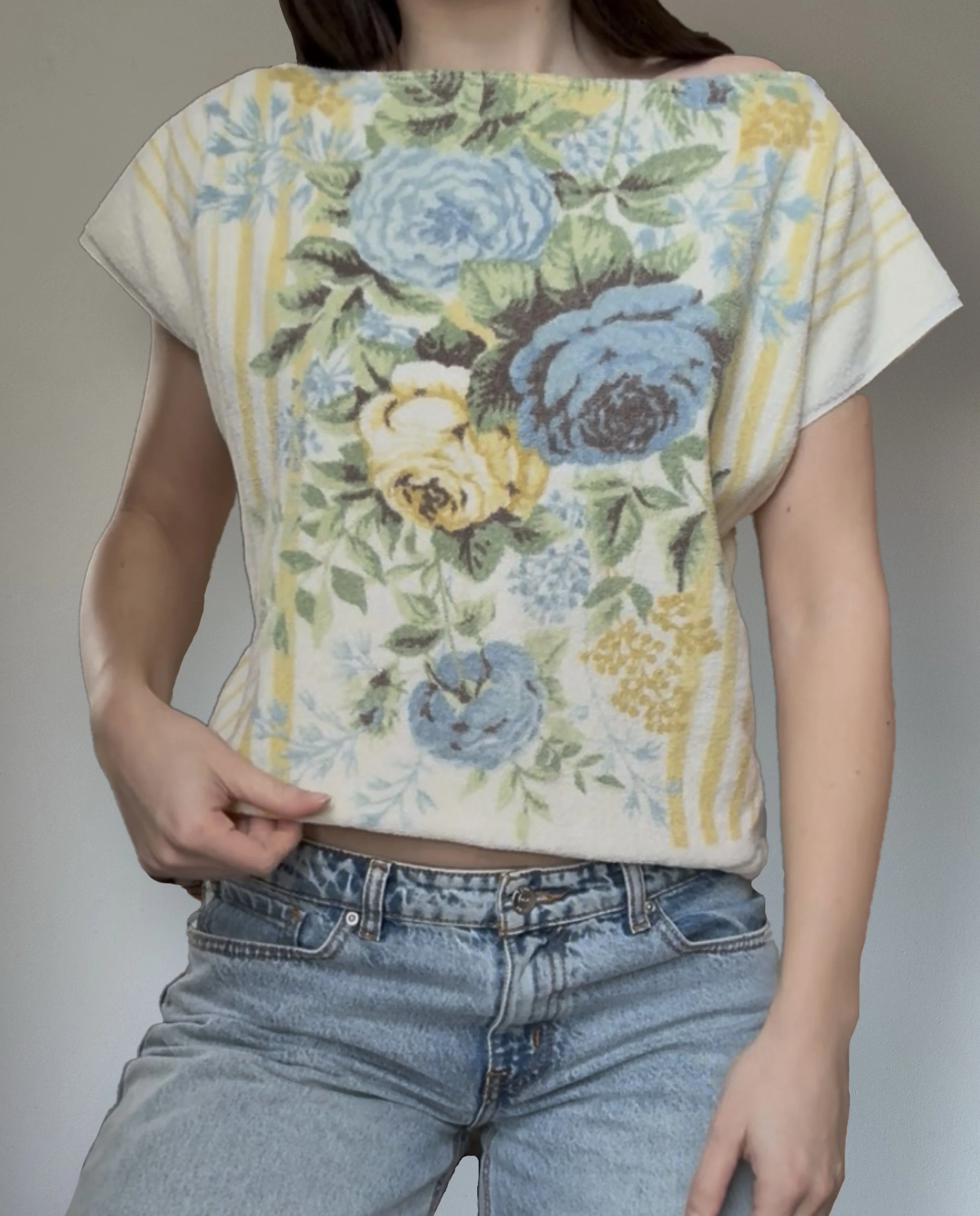Floral Towel Top