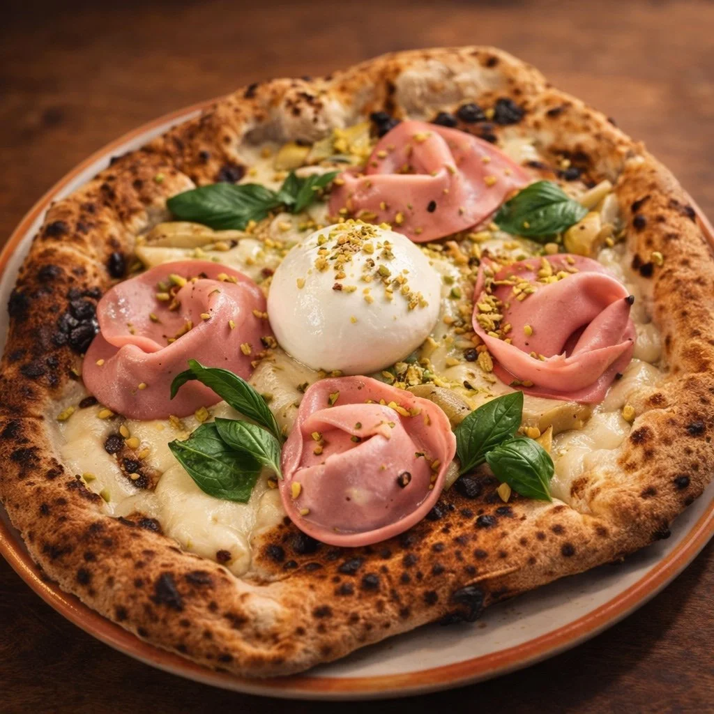 Pizza napolitana artesanal en horno de leña en Altea