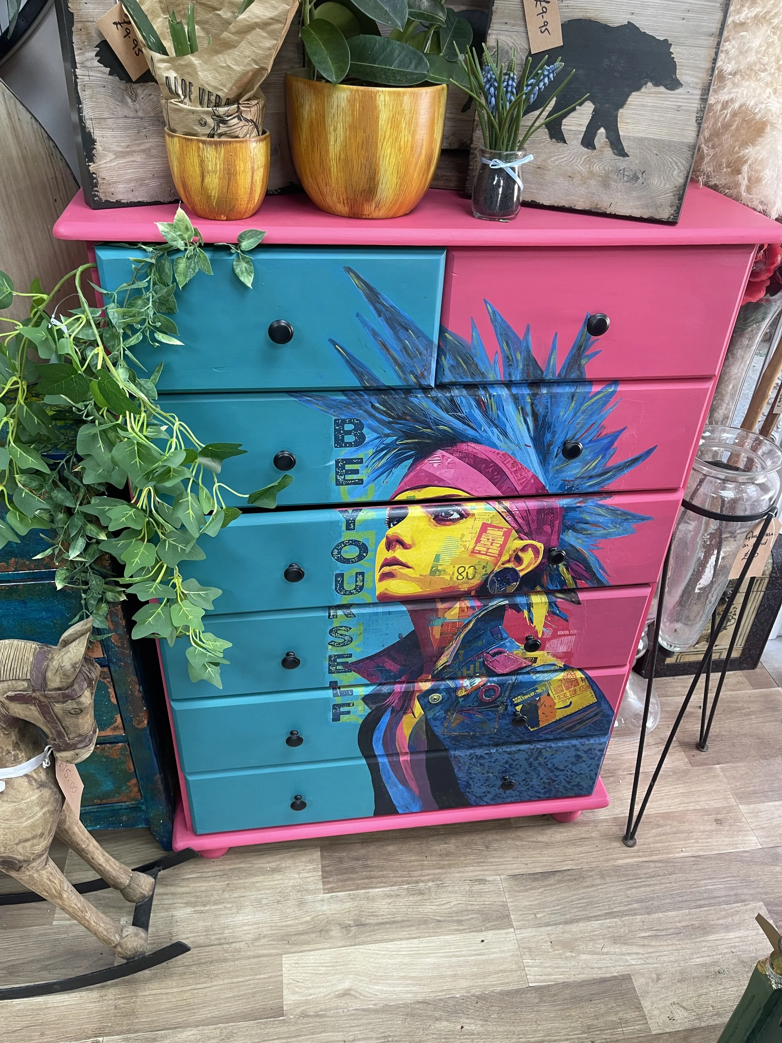Up-cycled Draw Set