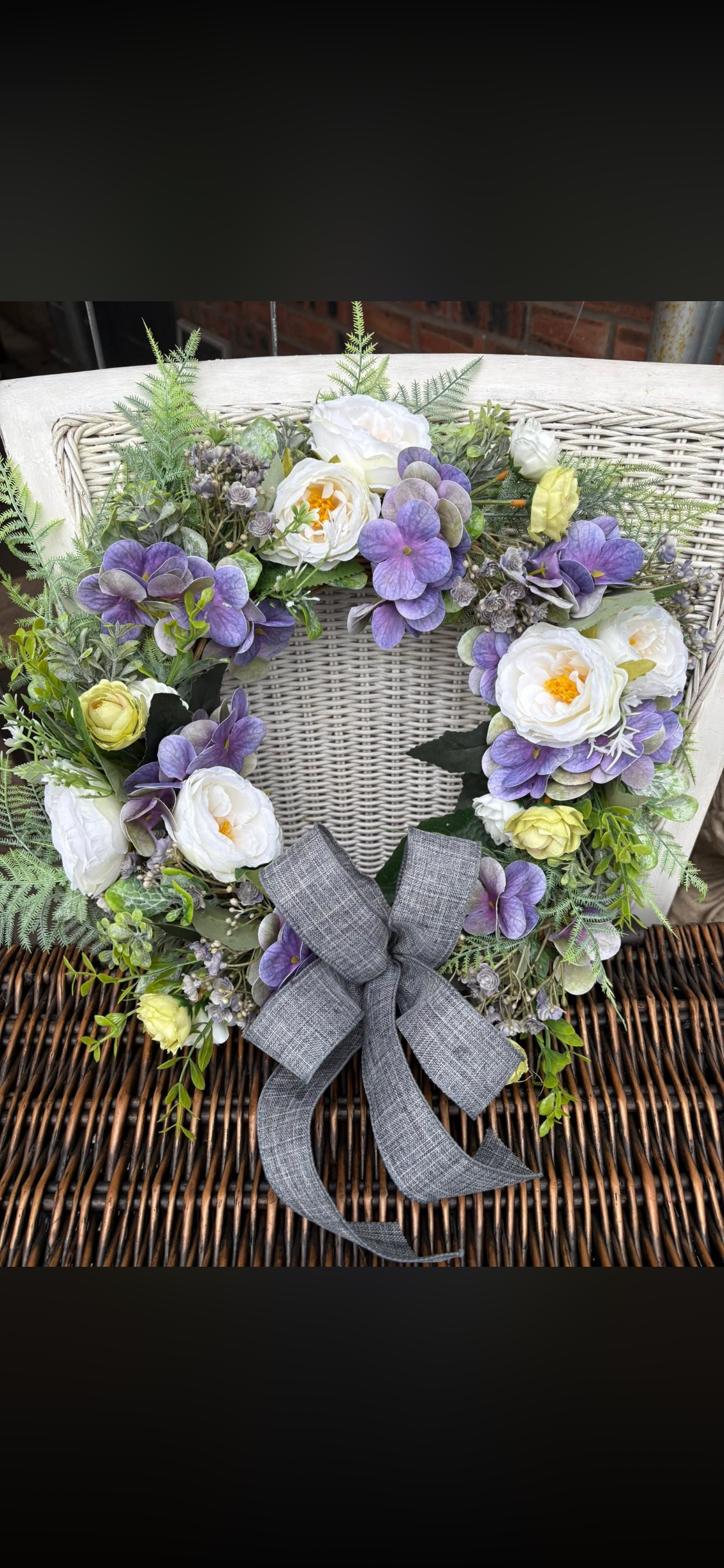Florist Choice Artificial Flower Wreath