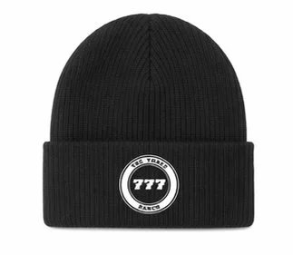 The Three 777 Ranch Beanie - Black