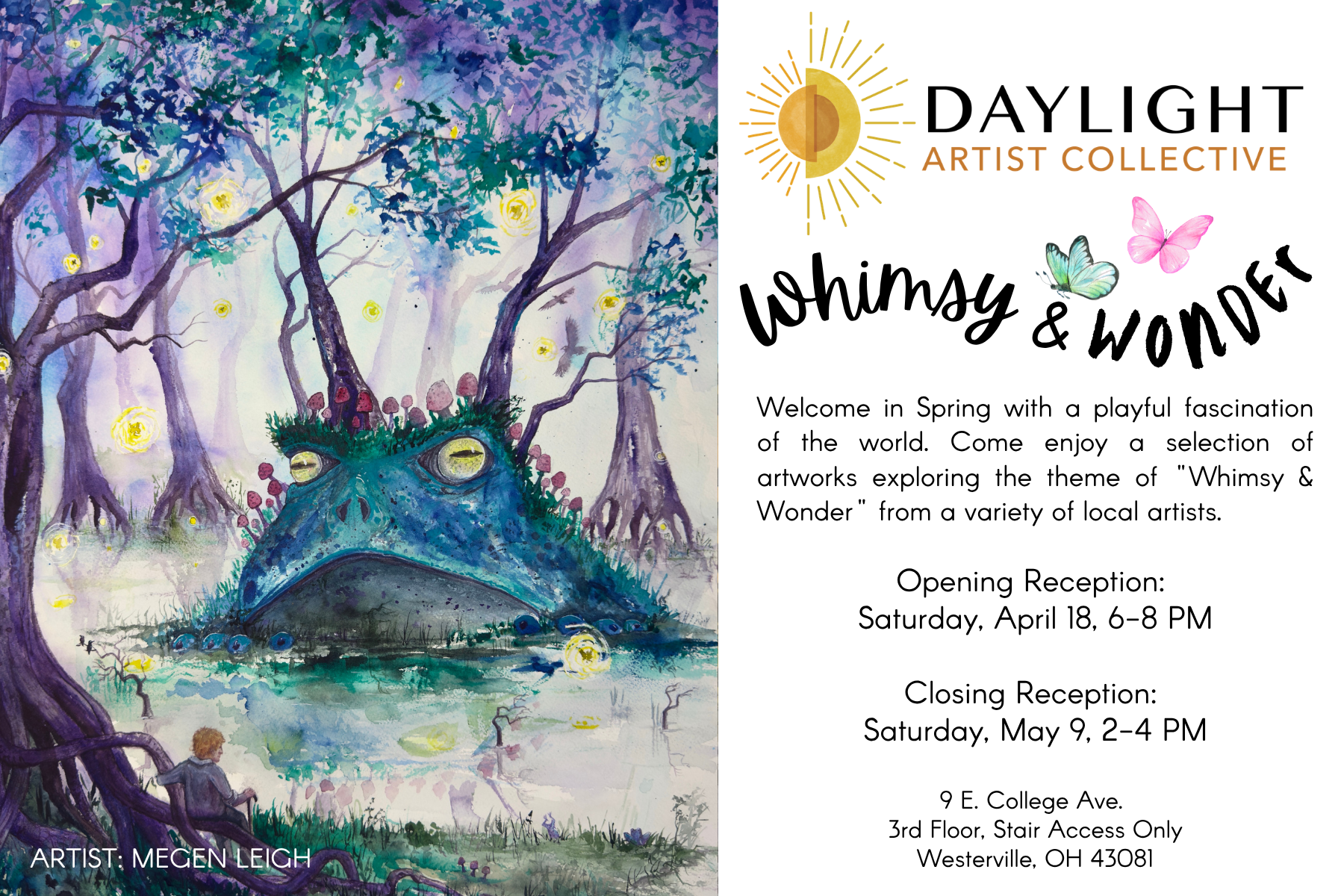 Whimsy &amp; Wonder closing reception 
