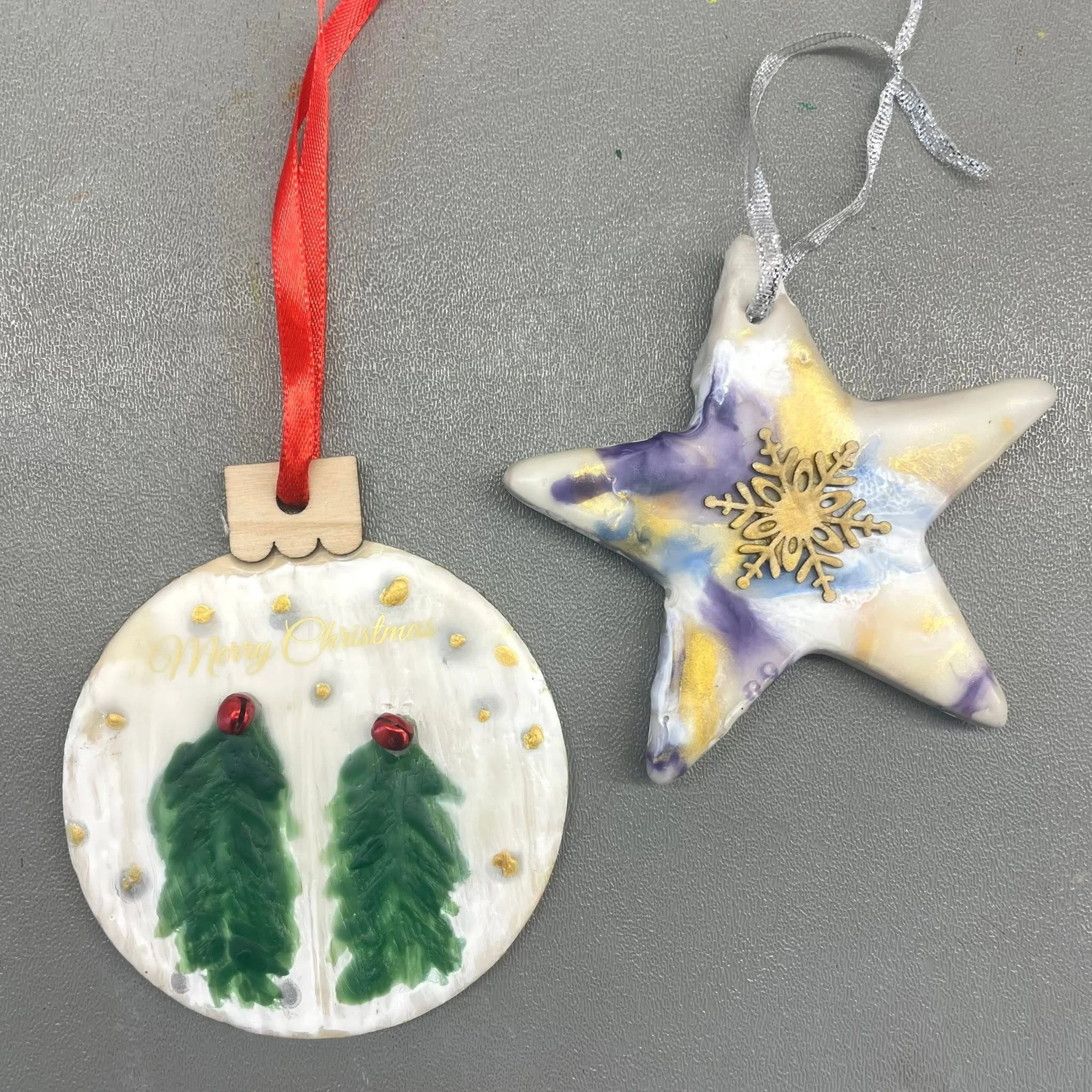 Encaustic Holiday Ornament Workshop
