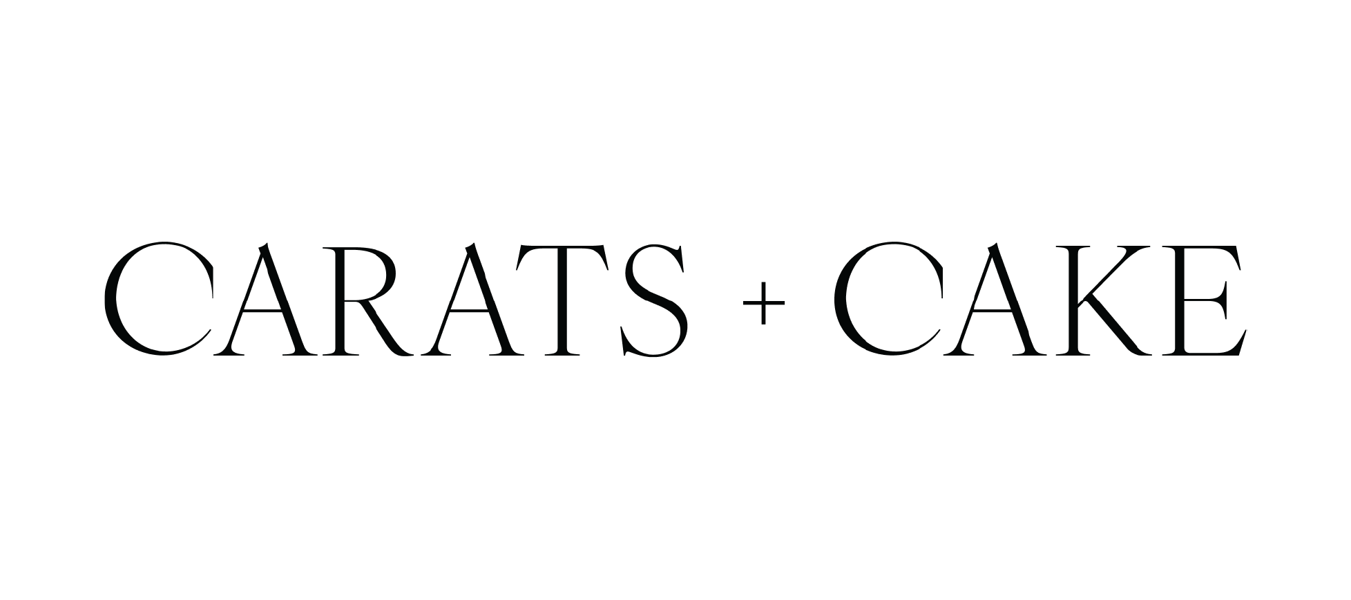 Text saying 'Cafes + Cakes' with a black background.