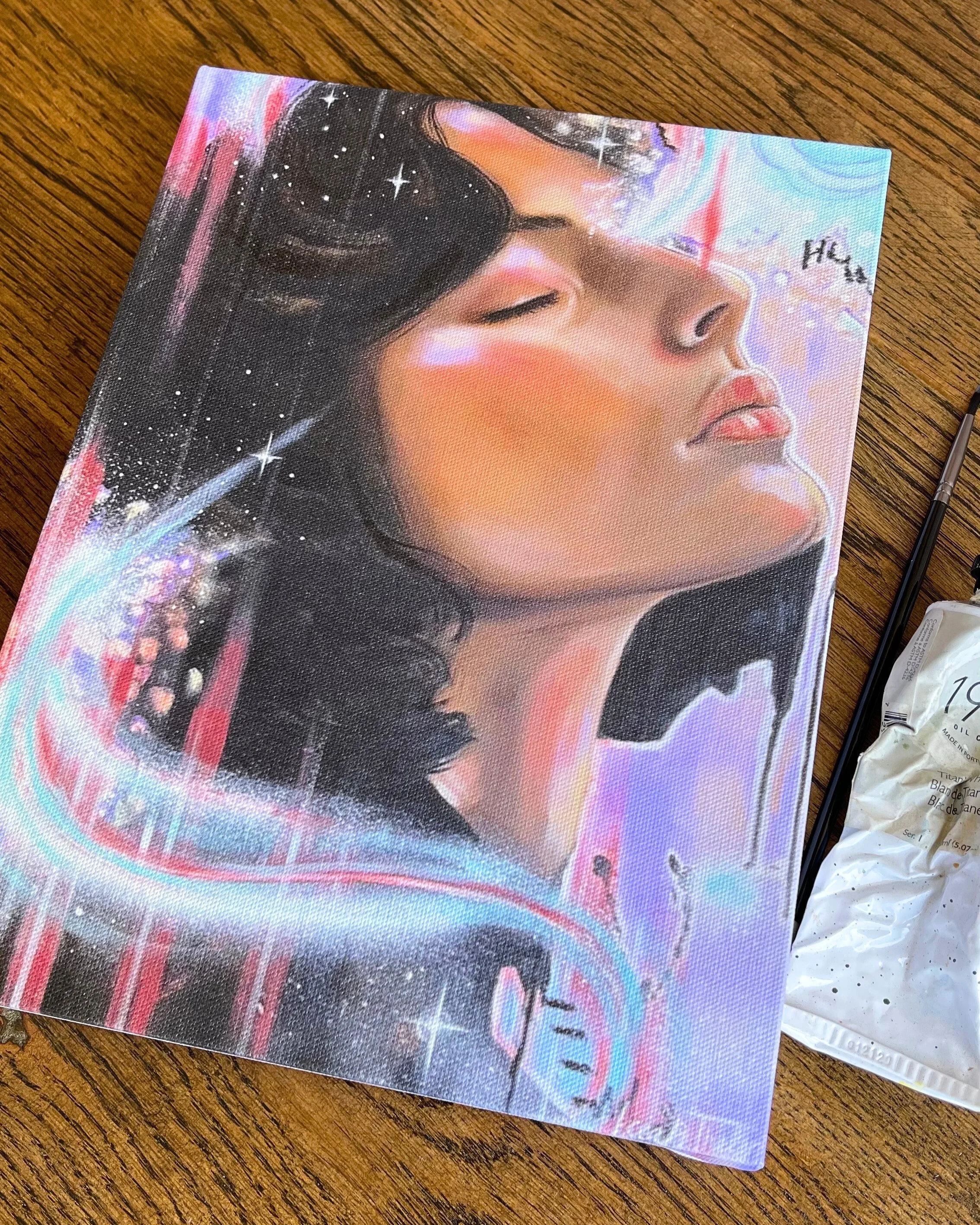 "Submerged in Sound" Canvas Print