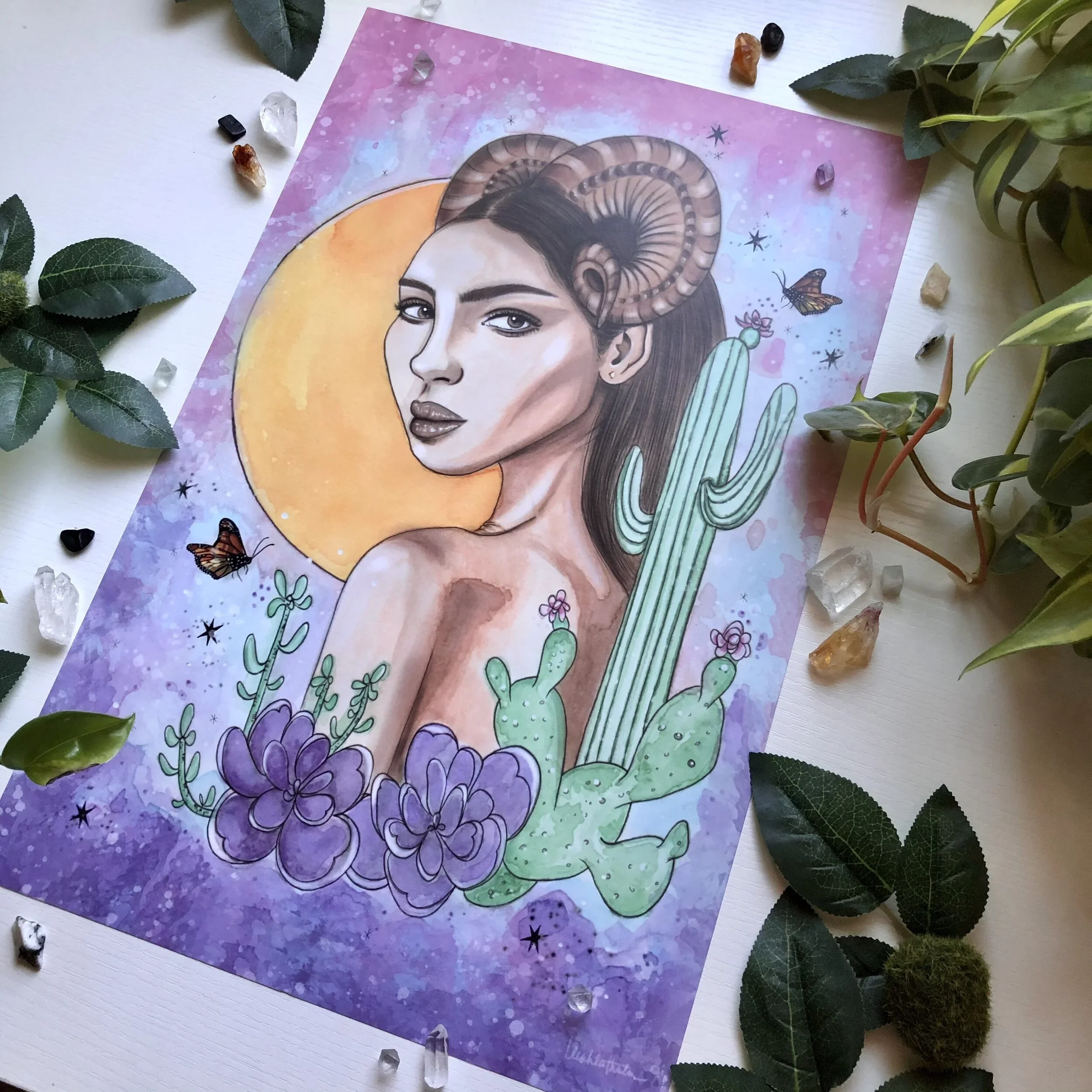 ARIES Watercolor 11x17 Poster