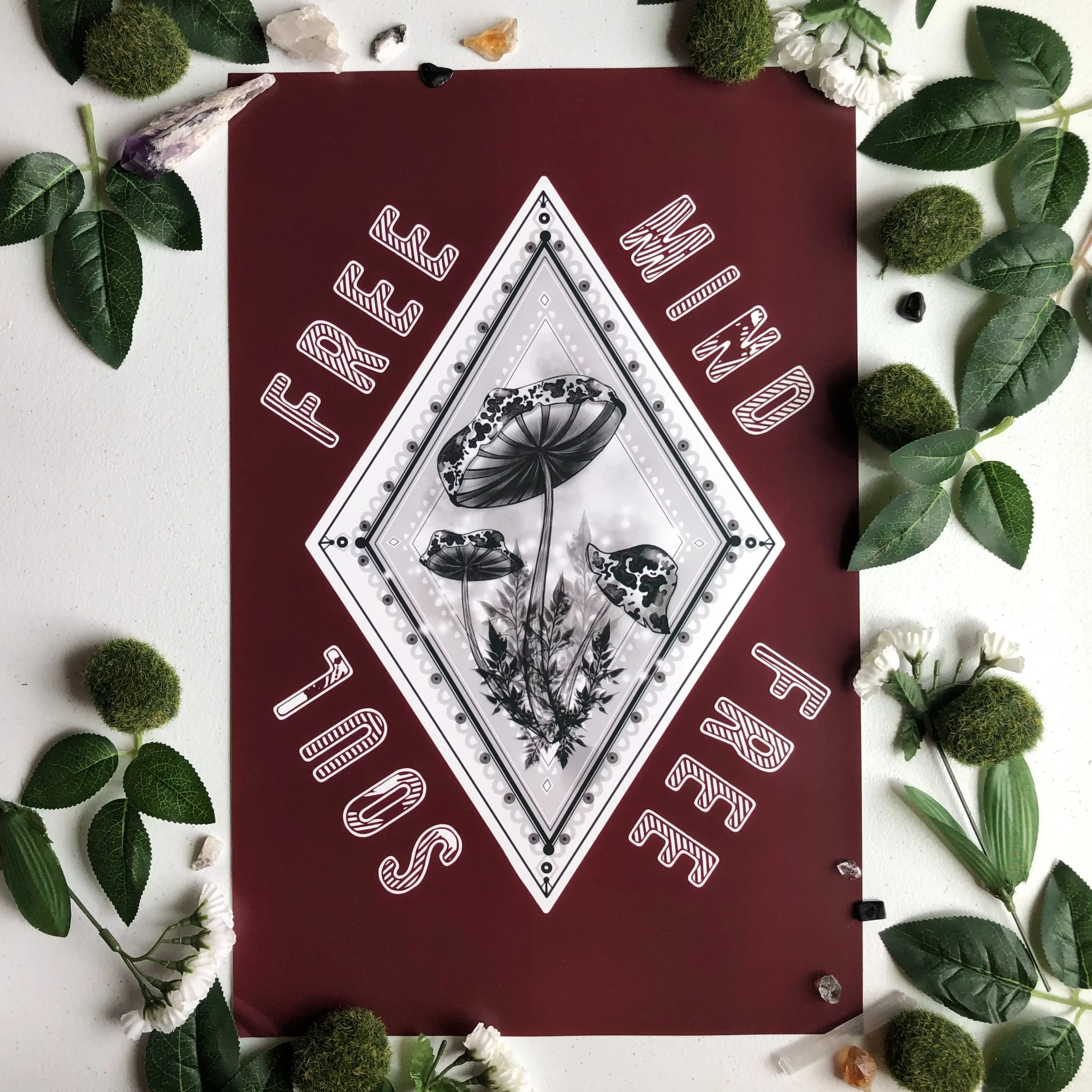 "Free Mind Free Soul" 11x17 Poster