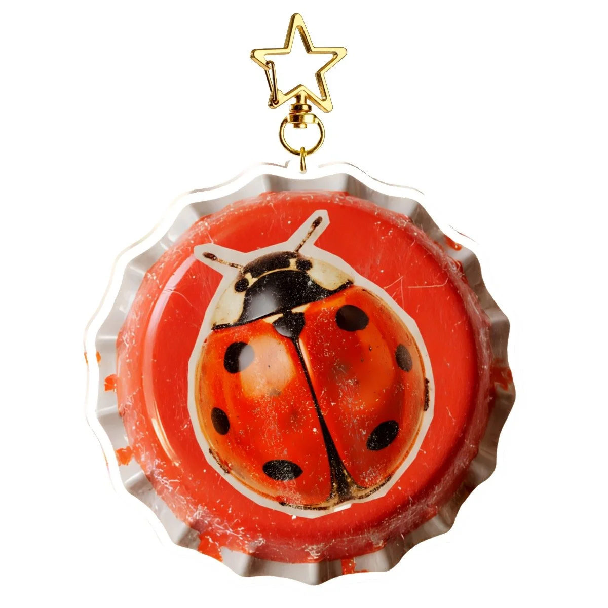 Ladybug Soda Cap