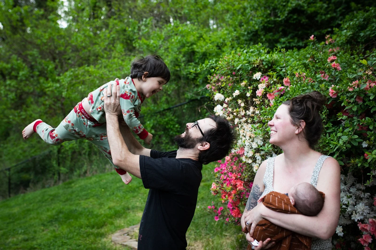 Newborn family photography